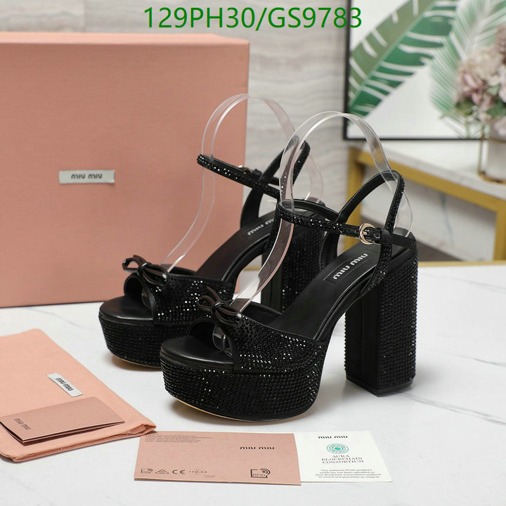 Miu Miu-Women Shoes Code: GS9783 $: 129USD