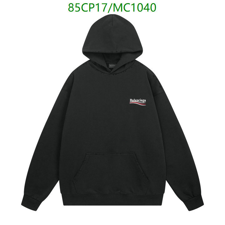 Balenciaga-Clothing Code: MC1040 $: 85USD