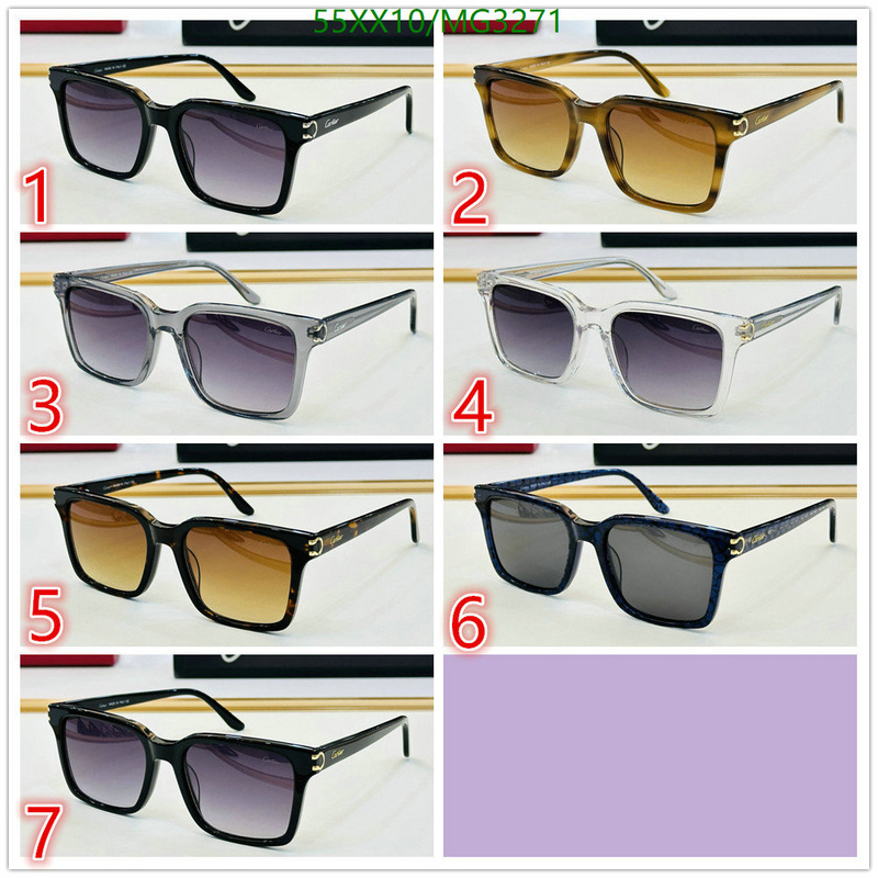 Cartier-Glasses Code: MG3271 $: 55USD