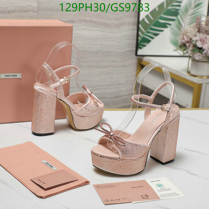 Miu Miu-Women Shoes Code: GS9783 $: 129USD