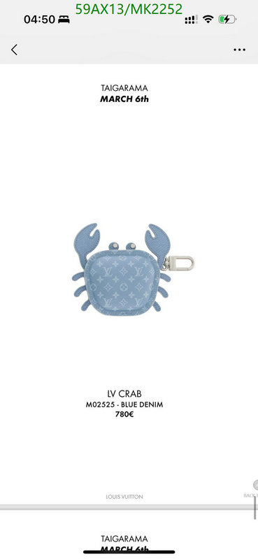 LV-Key pendant Code: MK2252 $: 59USD