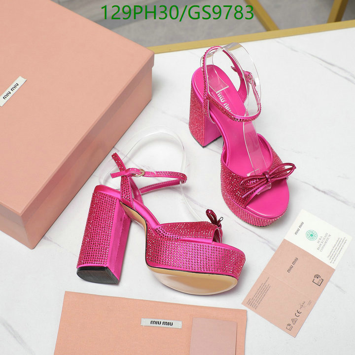 Miu Miu-Women Shoes Code: GS9783 $: 129USD
