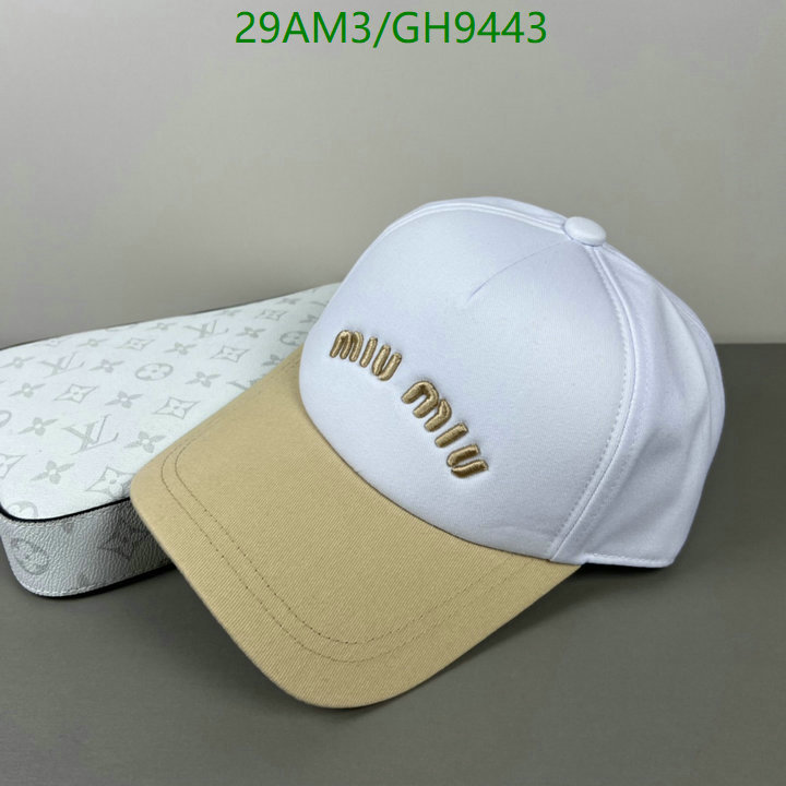 Miu Miu-Cap(Hat) Code: GH9443 $: 29USD