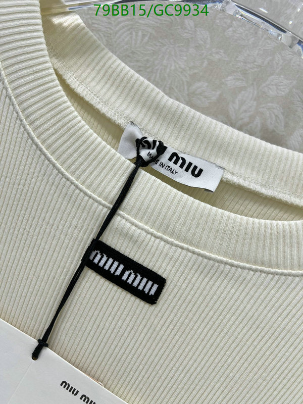 MIUMIU-Clothing Code: GC9934 $: 79USD