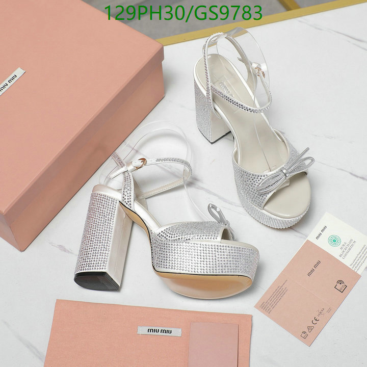 Miu Miu-Women Shoes Code: GS9783 $: 129USD