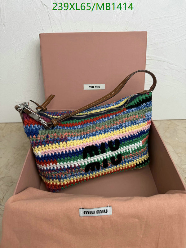 Miu Miu-Bag-Mirror Quality Code: MB1414 $: 239USD