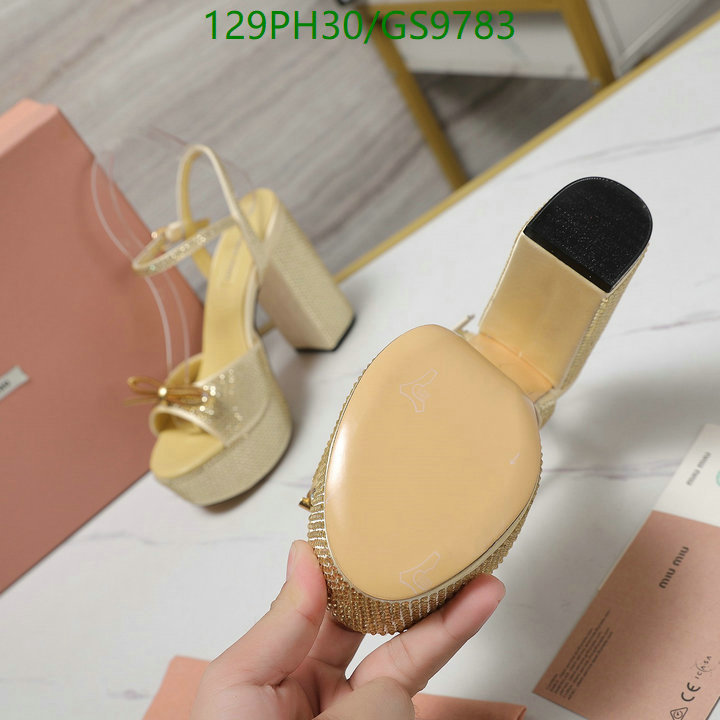 Miu Miu-Women Shoes Code: GS9783 $: 129USD