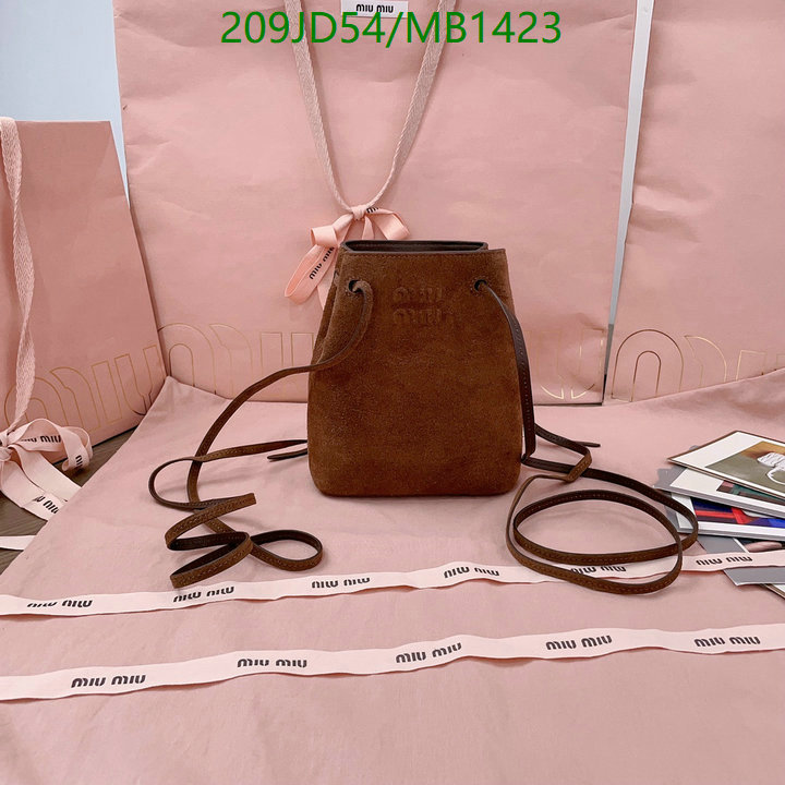 Miu Miu-Bag-Mirror Quality Code: MB1423 $: 209USD