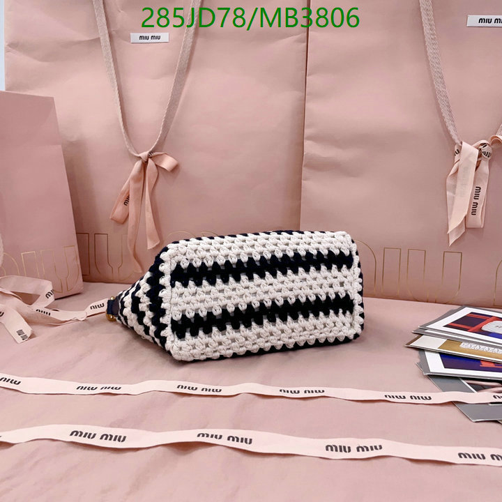Miu Miu-Bag-Mirror Quality Code: MB3806 $: 285USD