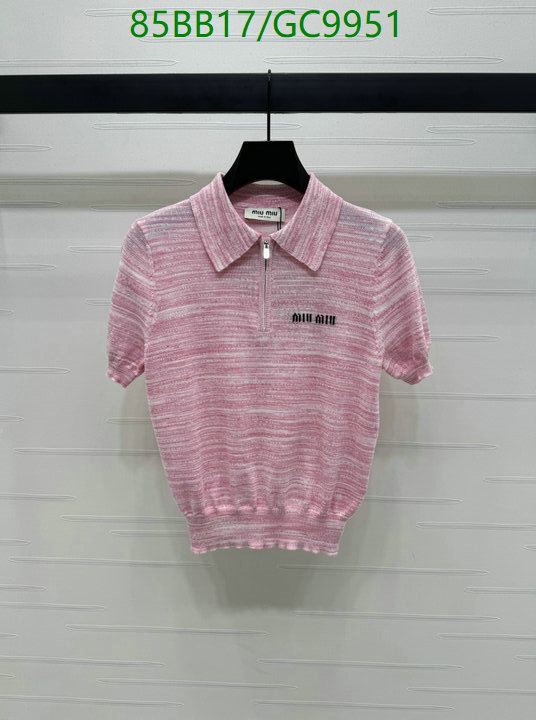 MIUMIU-Clothing Code: GC9951 $: 85USD