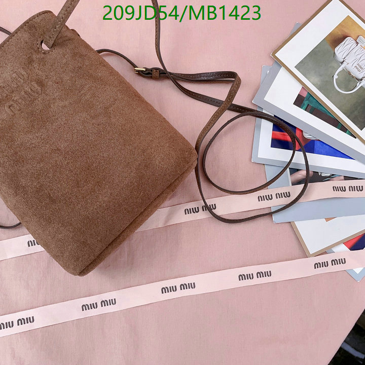 Miu Miu-Bag-Mirror Quality Code: MB1423 $: 209USD
