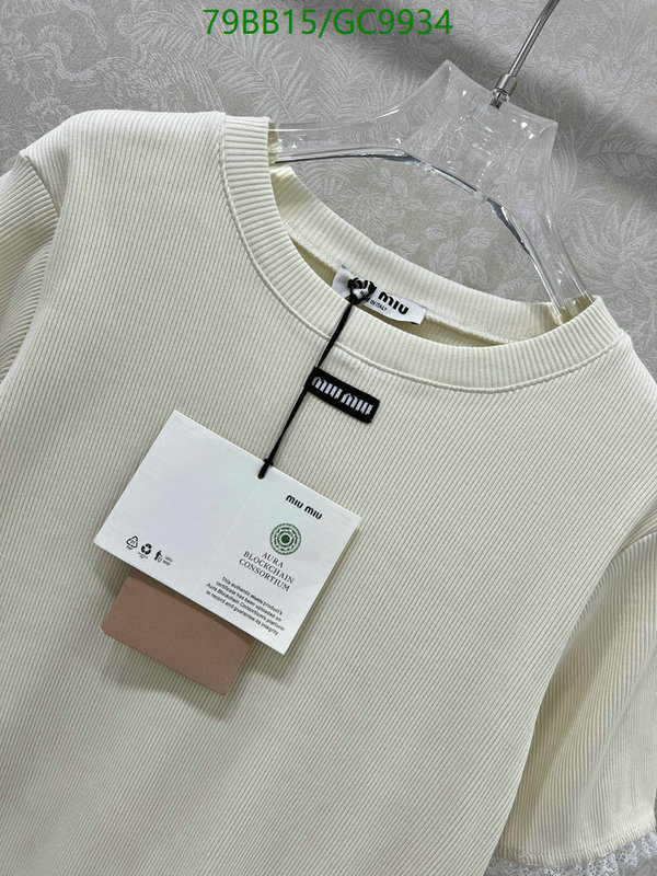 MIUMIU-Clothing Code: GC9934 $: 79USD