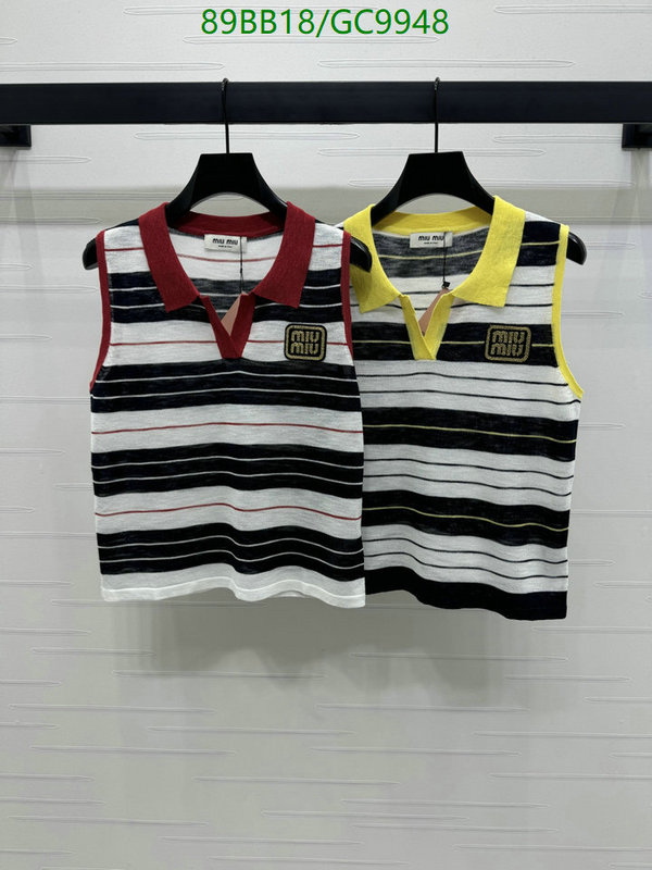 MIUMIU-Clothing Code: GC9948 $: 89USD