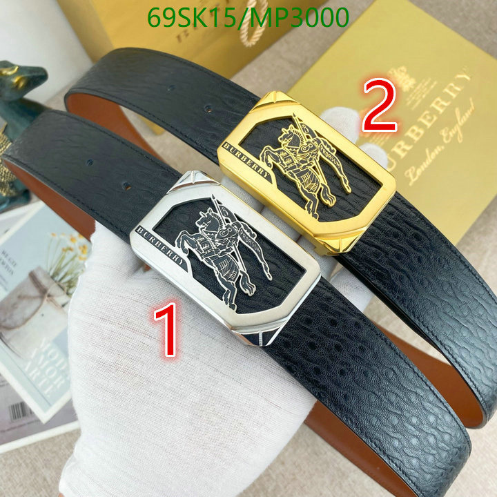 Burberry-Belts Code: MP3000 $: 69USD