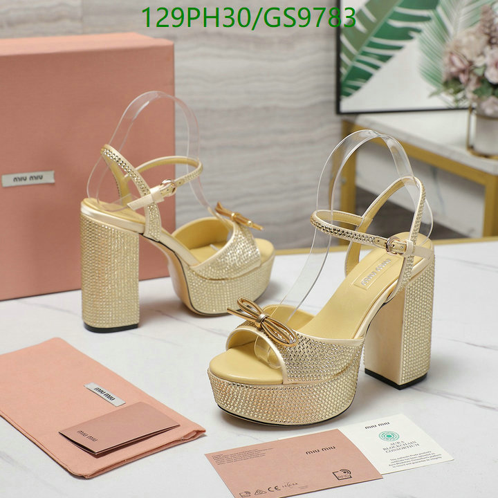 Miu Miu-Women Shoes Code: GS9783 $: 129USD