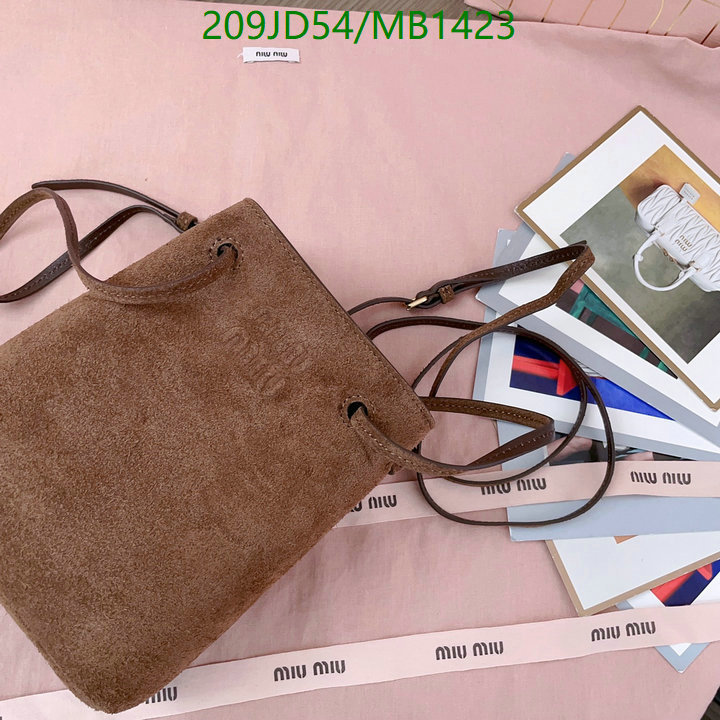 Miu Miu-Bag-Mirror Quality Code: MB1423 $: 209USD