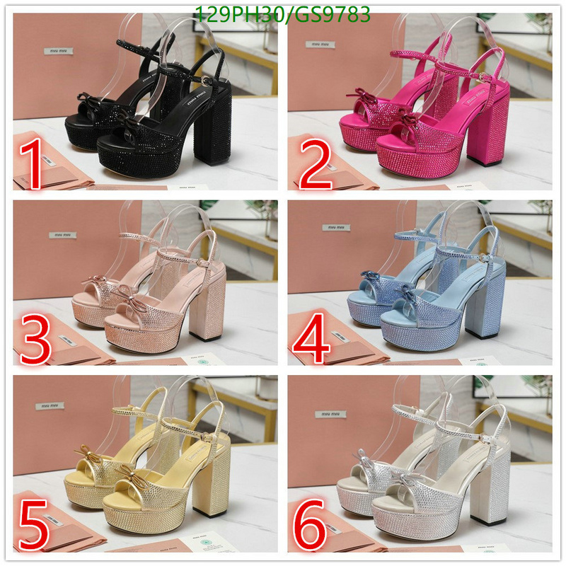 Miu Miu-Women Shoes Code: GS9783 $: 129USD