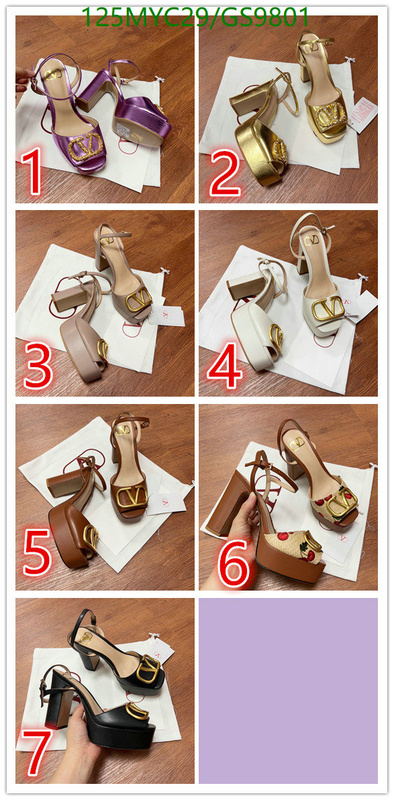 Valentino-Women Shoes Code: GS9801 $: 125USD