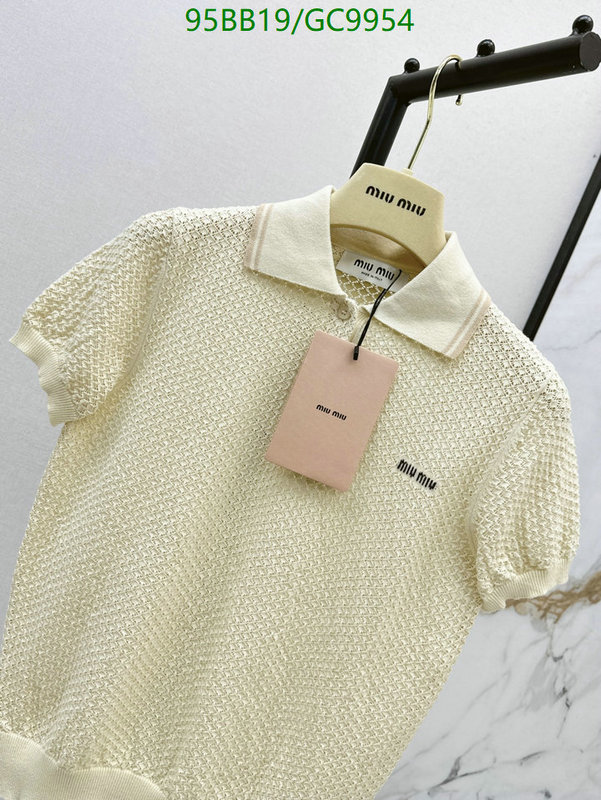 MIUMIU-Clothing Code: GC9954 $: 95USD
