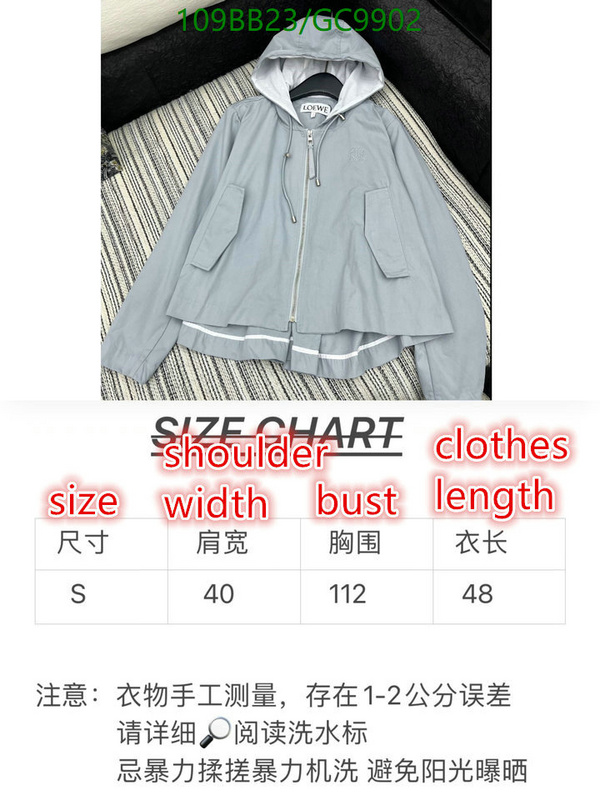 Loewe-Clothing Code: GC9902 $: 109USD