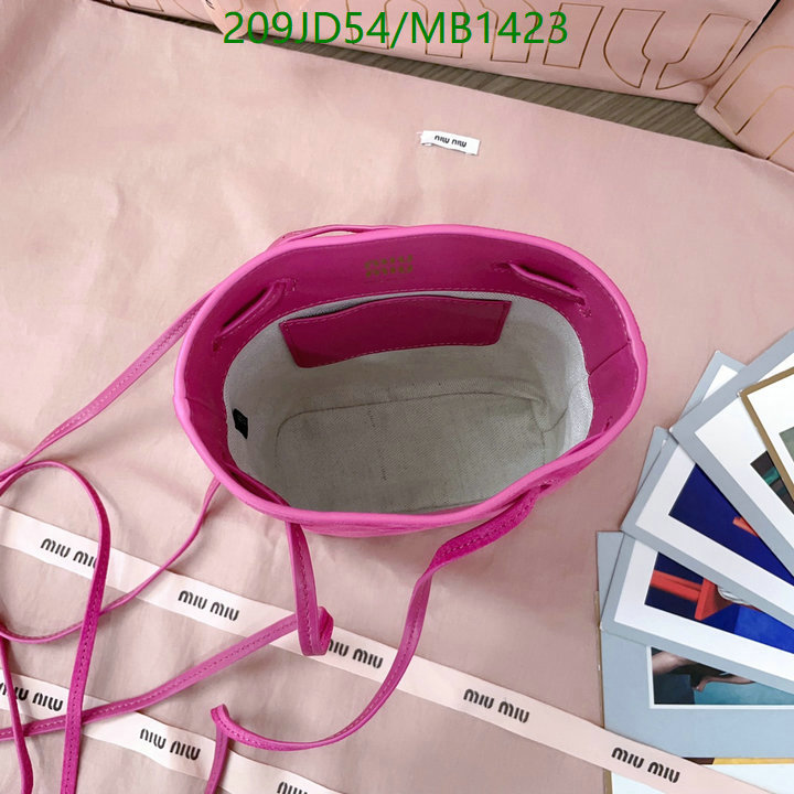 Miu Miu-Bag-Mirror Quality Code: MB1423 $: 209USD
