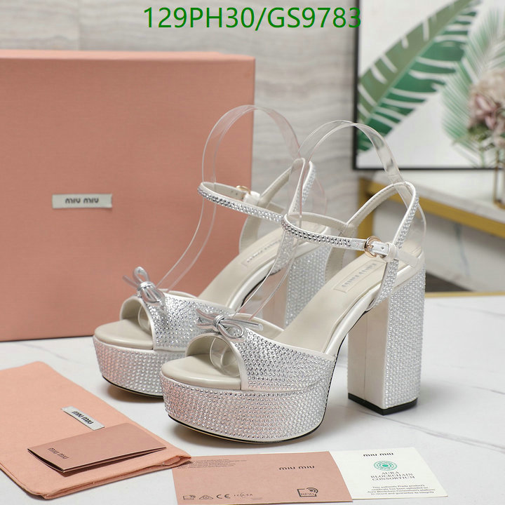 Miu Miu-Women Shoes Code: GS9783 $: 129USD