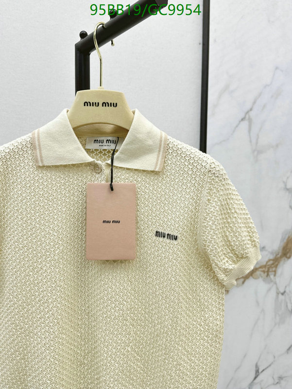 MIUMIU-Clothing Code: GC9954 $: 95USD