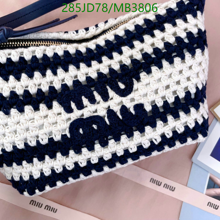 Miu Miu-Bag-Mirror Quality Code: MB3806 $: 285USD