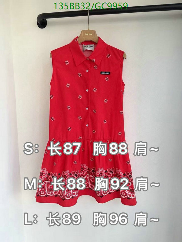 MIUMIU-Clothing Code: GC9959 $: 135USD