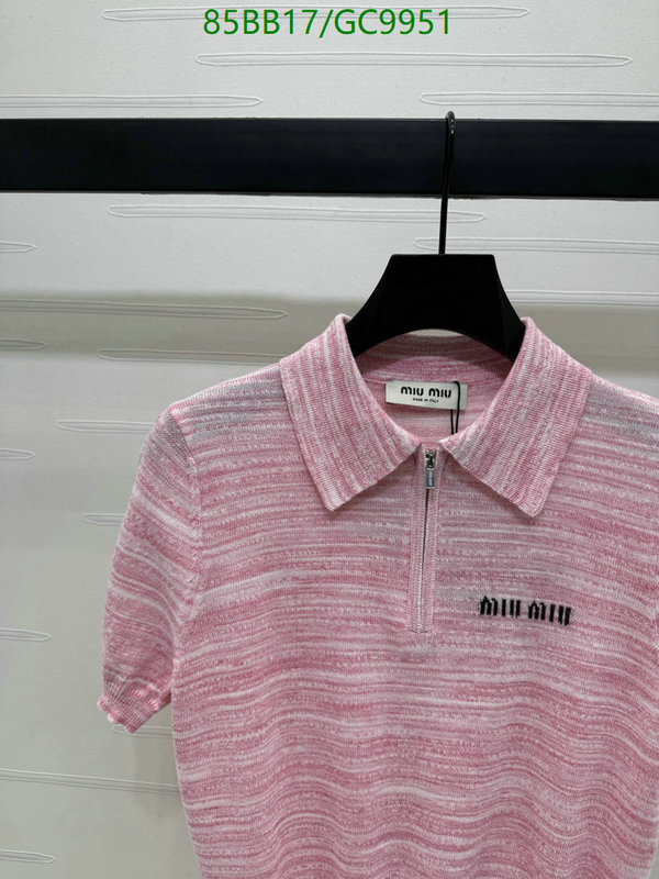 MIUMIU-Clothing Code: GC9951 $: 85USD