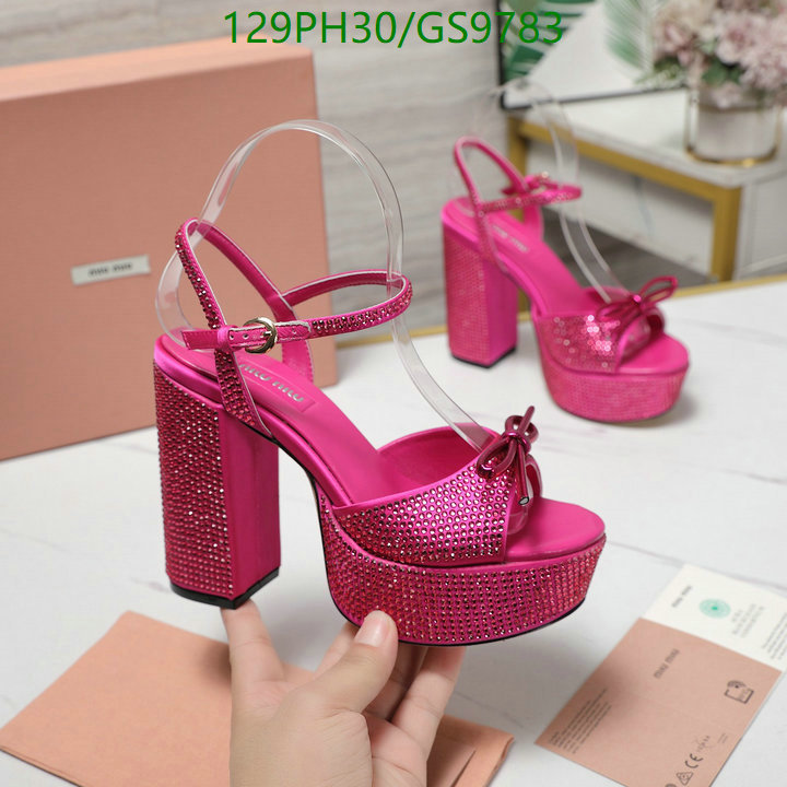 Miu Miu-Women Shoes Code: GS9783 $: 129USD