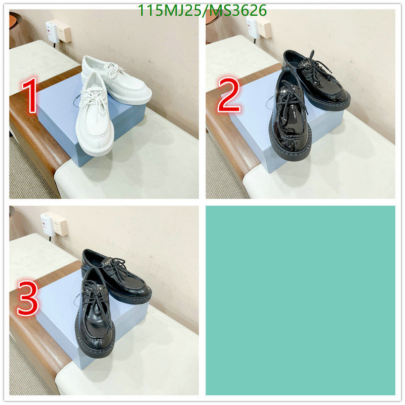 Prada-Men shoes Code: MS3626 $: 115USD