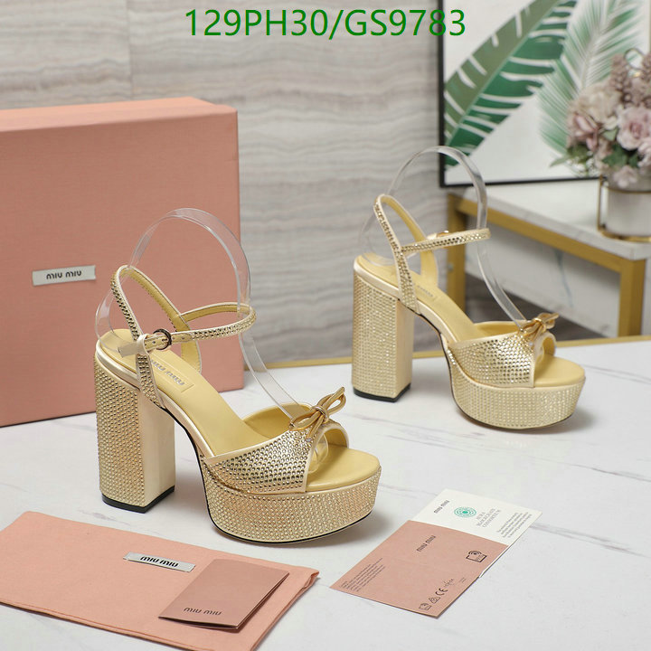 Miu Miu-Women Shoes Code: GS9783 $: 129USD