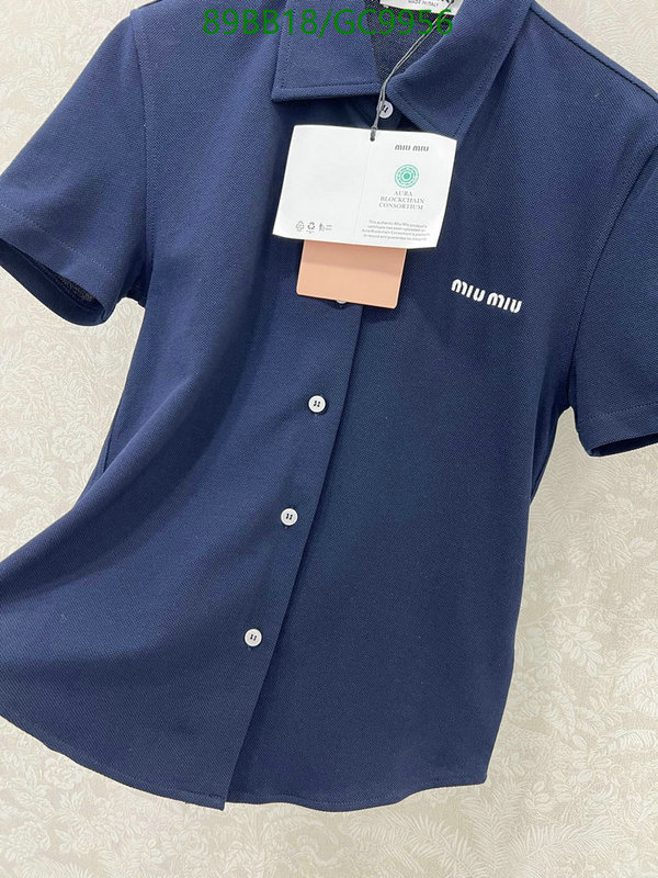 MIUMIU-Clothing Code: GC9956 $: 89USD