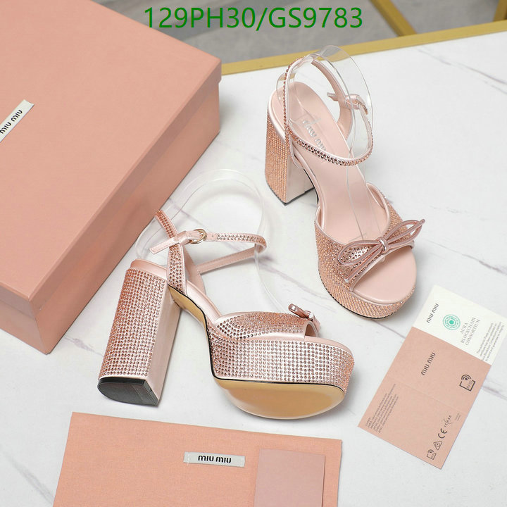 Miu Miu-Women Shoes Code: GS9783 $: 129USD