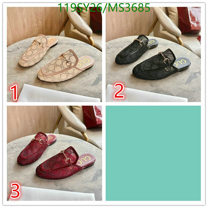 Gucci-Women Shoes Code: MS3685 $: 119USD