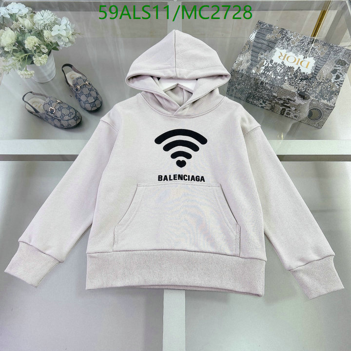 Balenciaga-Kids Clothing Code: MC2728 $: 59USD