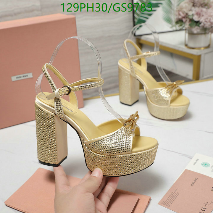 Miu Miu-Women Shoes Code: GS9783 $: 129USD