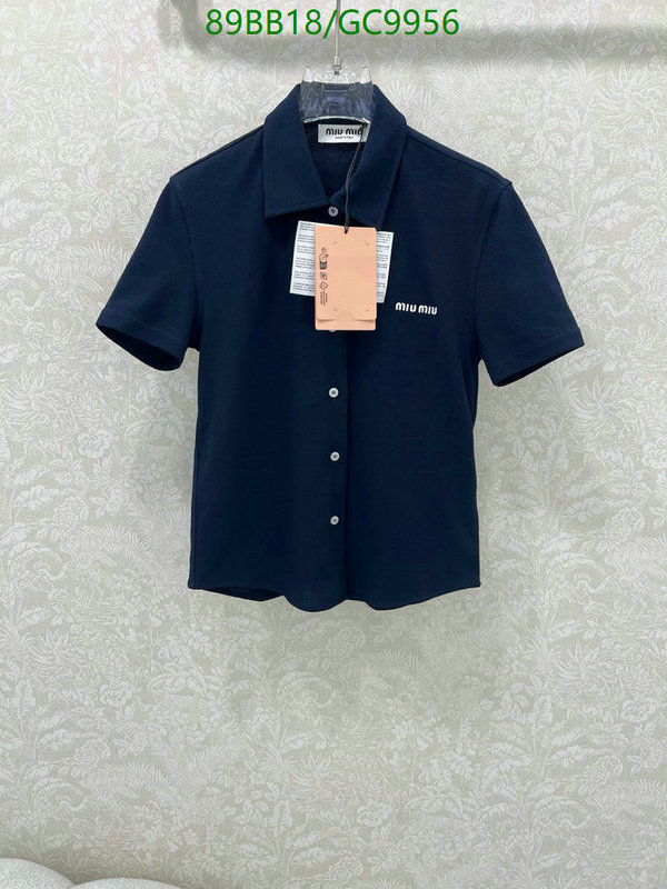 MIUMIU-Clothing Code: GC9956 $: 89USD
