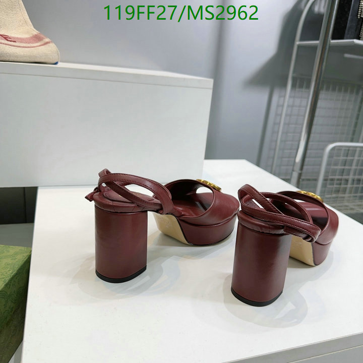 Gucci-Women Shoes Code: MS2962 $: 119USD