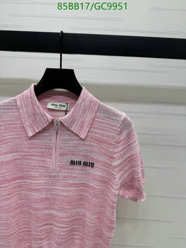 MIUMIU-Clothing Code: GC9951 $: 85USD