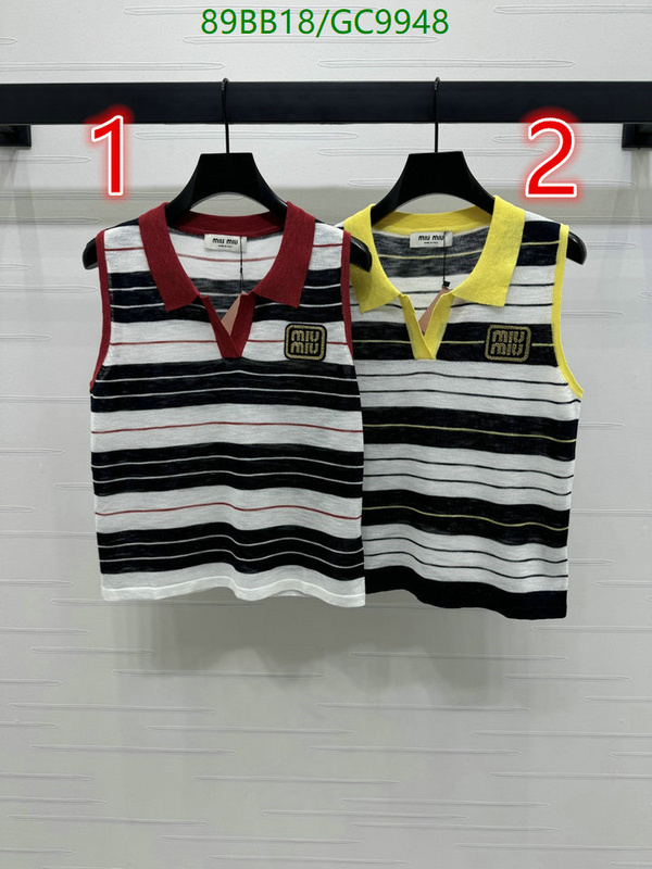 MIUMIU-Clothing Code: GC9948 $: 89USD