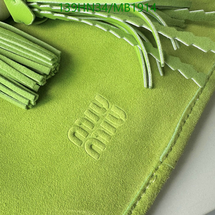 Miu Miu-Bag-4A Quality Code: MB1914 $: 139USD