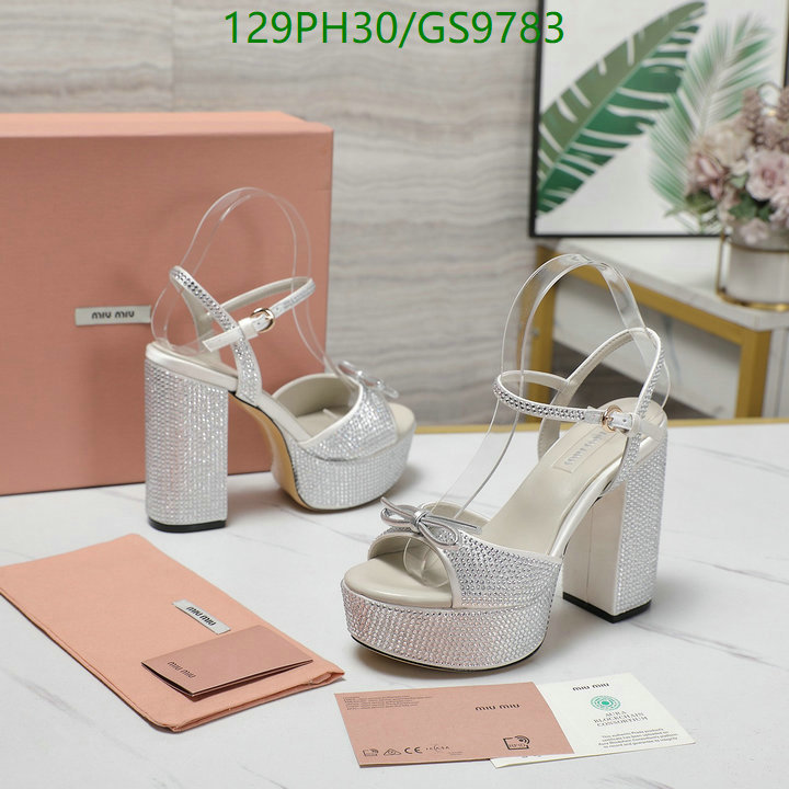 Miu Miu-Women Shoes Code: GS9783 $: 129USD