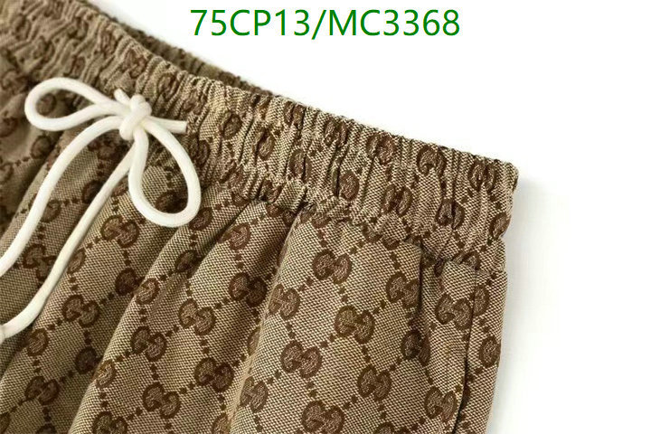 Gucci-Clothing Code: MC3368 $: 75USD