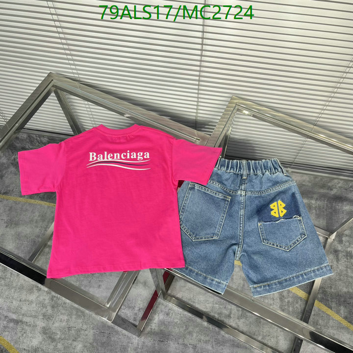 Balenciaga-Kids Clothing Code: MC2724 $: 79USD