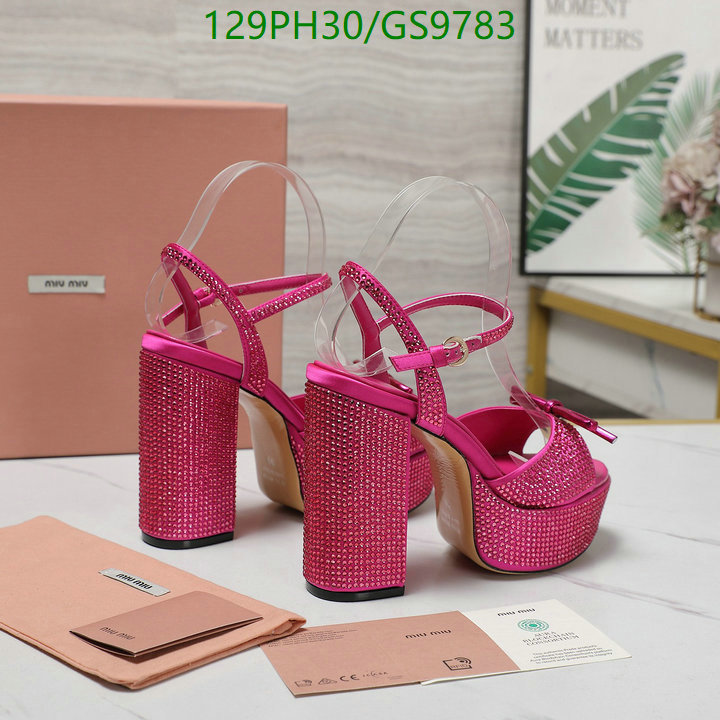 Miu Miu-Women Shoes Code: GS9783 $: 129USD