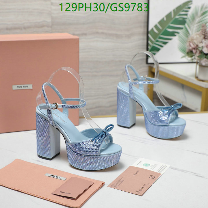 Miu Miu-Women Shoes Code: GS9783 $: 129USD