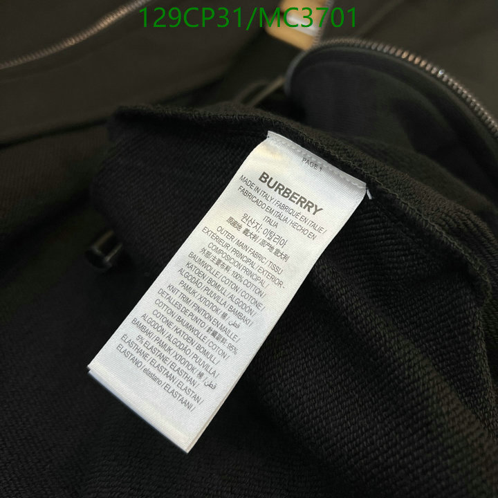 Burberry-Clothing Code: MC3701 $: 129USD