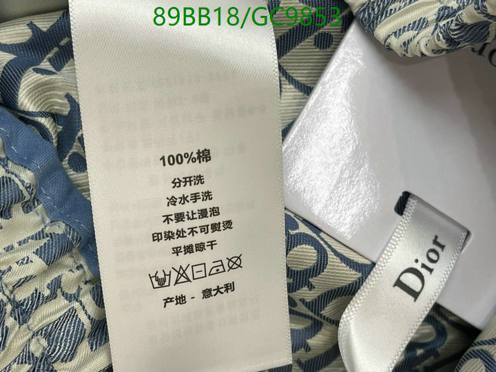 Dior-Clothing Code: GC9853 $: 89USD